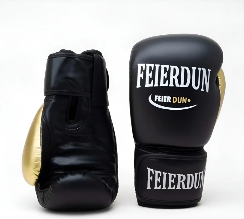 Guantes De Boxeo 10oz Negro-dorado