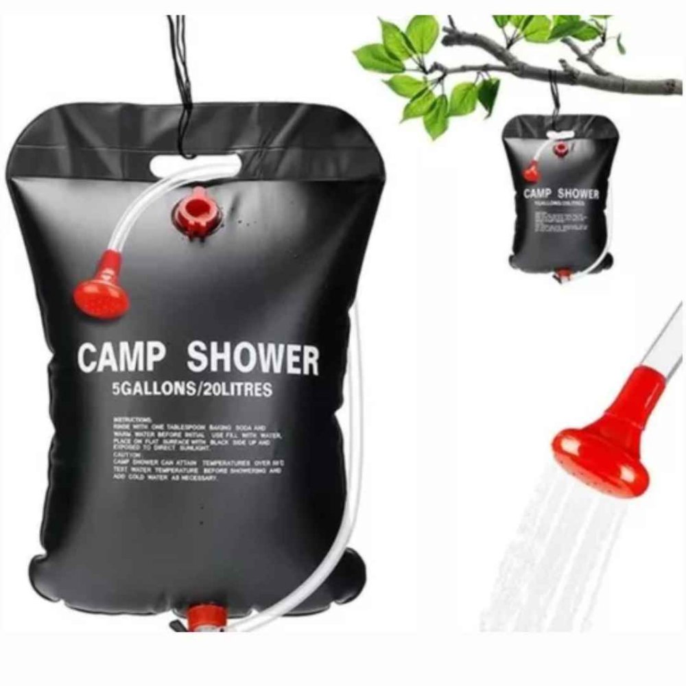 Ducha Portátil Solar Para Camping 20l Bolsa Baño