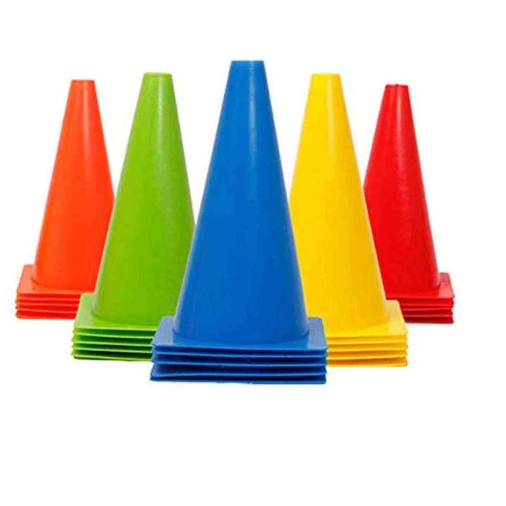 Set 10 Conos De Agilidad 30cm Entrenamiento Trafico