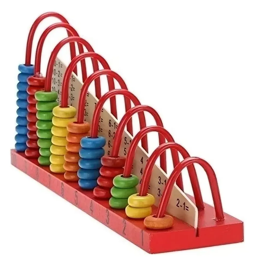 Ábaco Didáctico De Madera Infantil Educativo Matemático