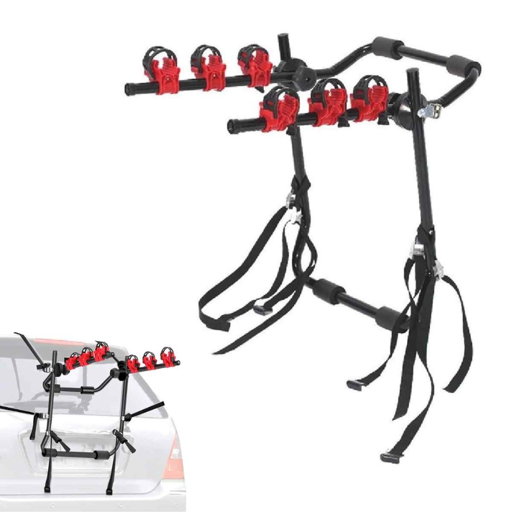Porta Bicicletas Capacidad Triple Soporte Auto Universal