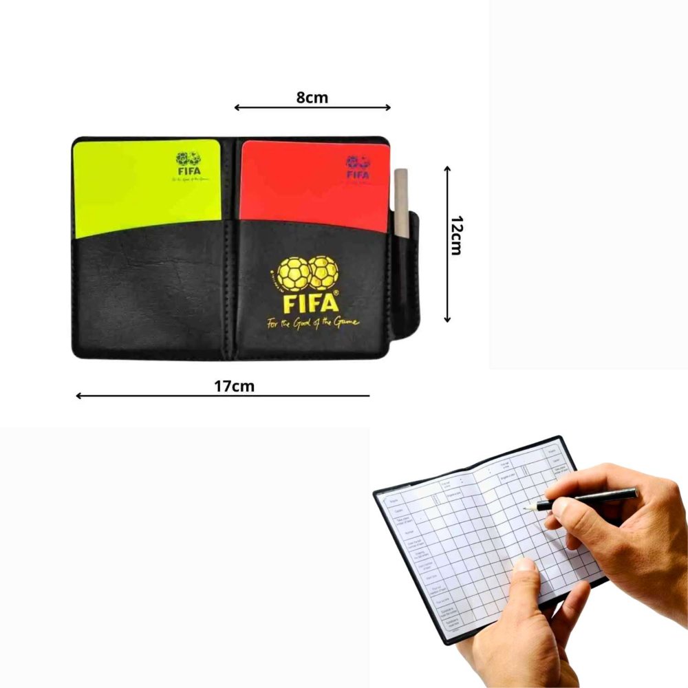 Tarjeta Arbitro Amarillo Y Rojo Para Futbol