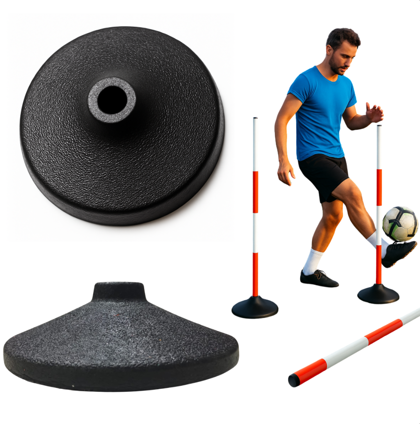 Base de Caucho para Bastones de Entrenamiento