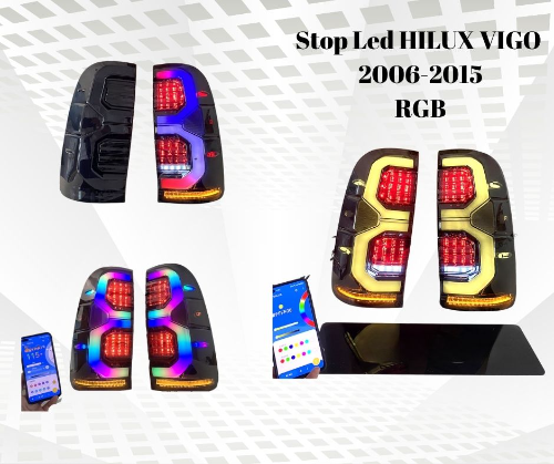 Stop led hilux vigo RGB