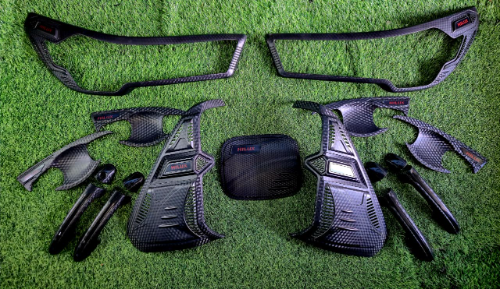Kit policarbonato fibra carbon hilux 2.8