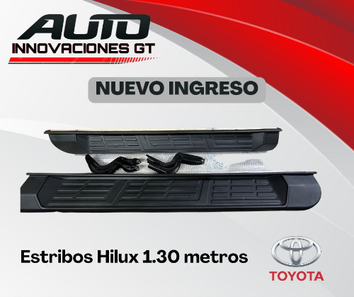 Estribo Hilux 1.30 metros original negro