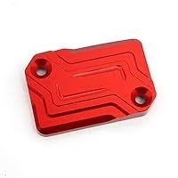PROTECTOR ACRILICO COLOR ROJO PARA BOMBA DE FRENO DELANTERO DE MOTO GN 125