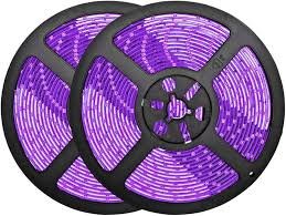 ROLLO LED COLOR MORADO 12V ADHESIVO 5MTS FONDO BLANCO