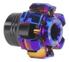 SLAIDER PARA EJE DE MOTO TORNASOL CON LUZ AZUL