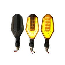 PIDEVIAS PARA MOTO DISEÑO LUZ MEDIA BLANCA PIDEVIAS AMARILLAS