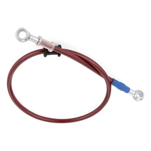 MANGUERA ROJA BLINDADA PARA FRENO DELANTERO 120CM