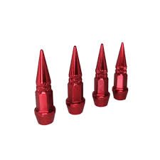 TAPON PARA VALVULA DISEÑO PUNTA GRANDE COLOR ROJO