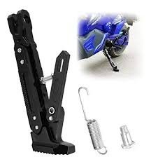 PATA PREMIUM PARA SOSTENER MOTO GRADUABLE COLOR NEGRO