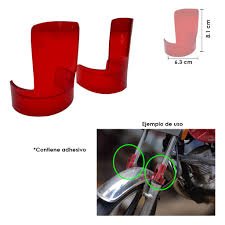 KIT DE PROTECTOR ACRILICOS UNIVERSALES COLOR ROJO SUMOCHEPIN