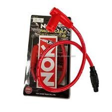 CABLE DE ALTA UNIVERSAL PARA CANDELA 8.8MM COLOR ROJO