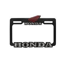 PORTAPLACA PARA MOTO LA MIA ES HONDA COLOR NEGRO