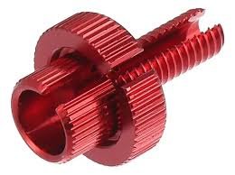 AJUSTADOR DE CABLE DE CLOSH ROJO PARA MOTO