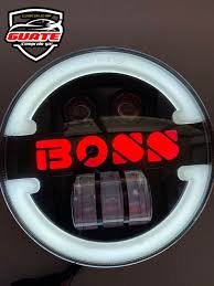 SILVIN 5.5 DE CARCASA BOSS LETRA PEQUEÑAS MULTICOLOR CABLES INDEPENDIENTE LUZ BLANCA Y AMARILLA
