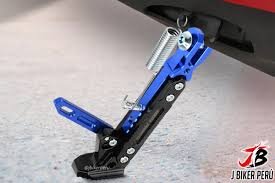PATA PREMIUM PARA SOSTENER MOTO GRADUABLE COLOR AZUL