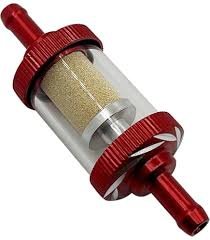 FILTRO PARA GASOLINA DE MOTO PREMIUM ROJO