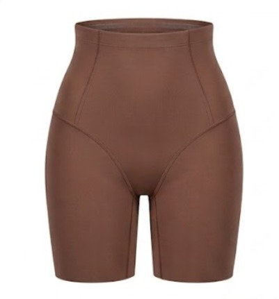 Short Faja de Tiro Alto Moldeador - Marrón
