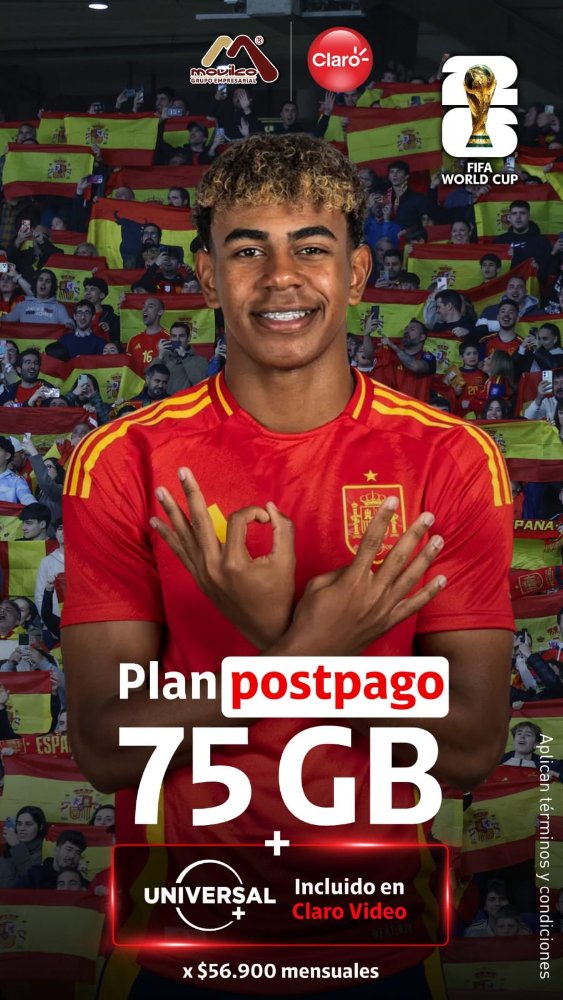 Plan Móvil Postpago 75 GB