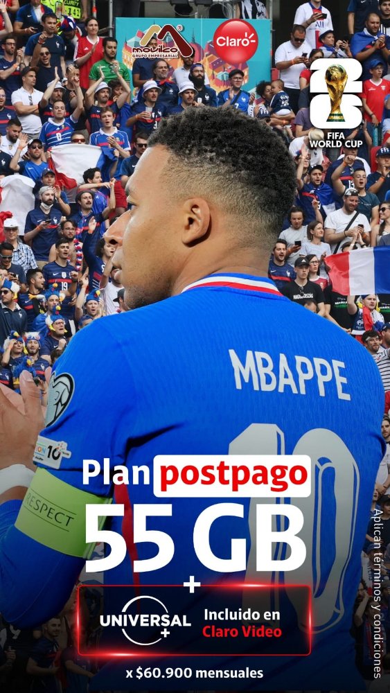 Plan Móvil Postpago 55 GB