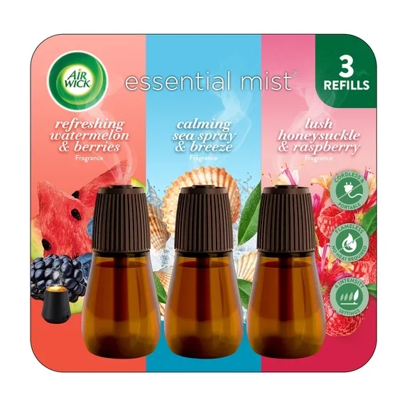 Air Wick Essential Mist Repuesto Multipack, 3 unidades
