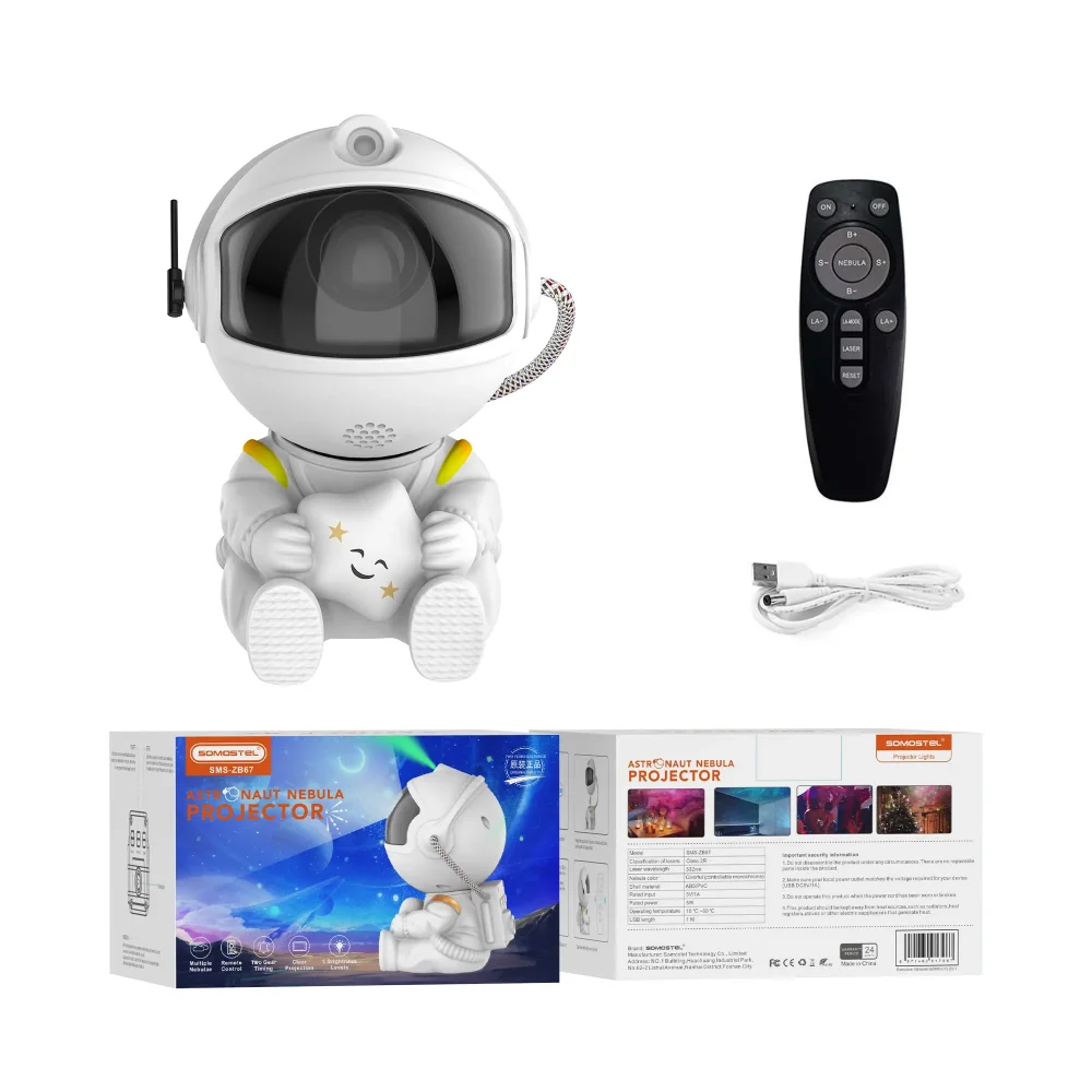 Proyector Mini Astronauta Somostel SMS-ZB67