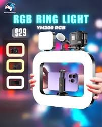 Jaula Led Inalámbrica YM200D-RGB