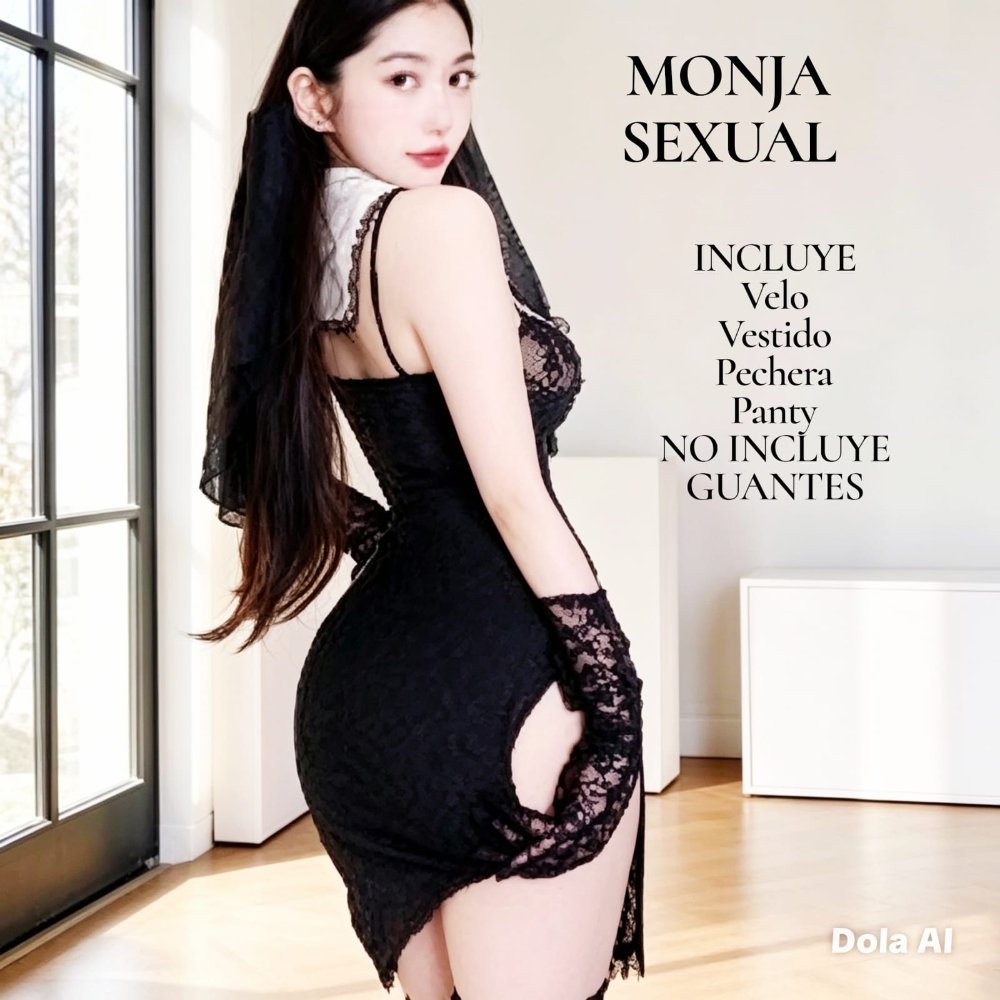 DISFRAZ MONJA SEXUAL