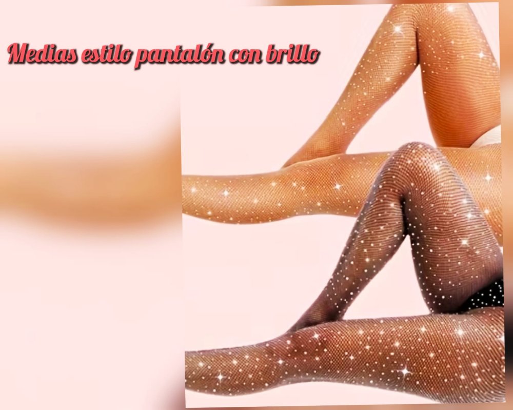 MEDIAS CON PIEDRERIA BRILLANTE