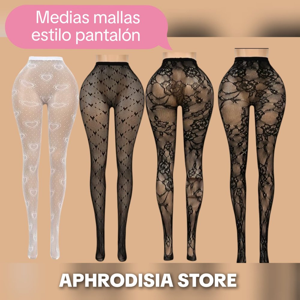 MEDIAS MALLA Y VELADAS PANTALON
