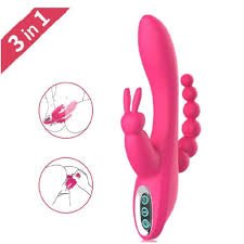 VIBRADOR TRIPLE ESTIMULACION TURBO VIVE