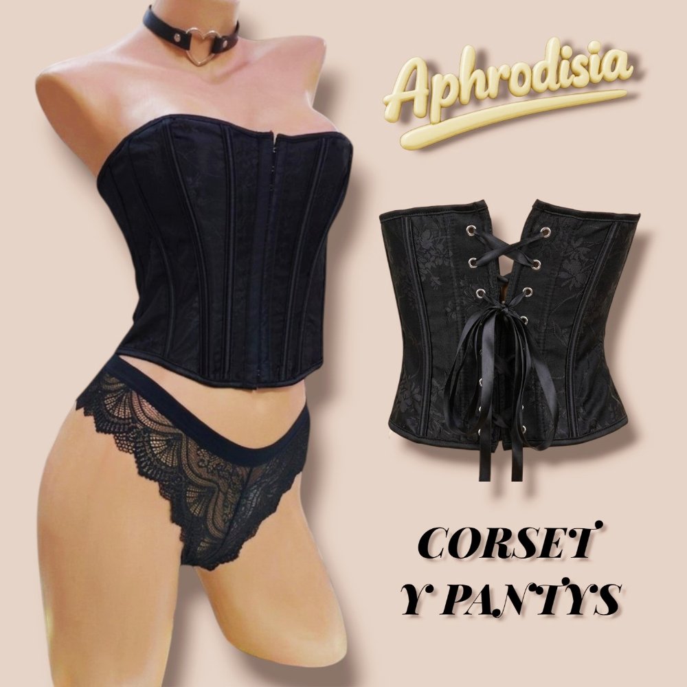 CORSET SEXY CON PANTY