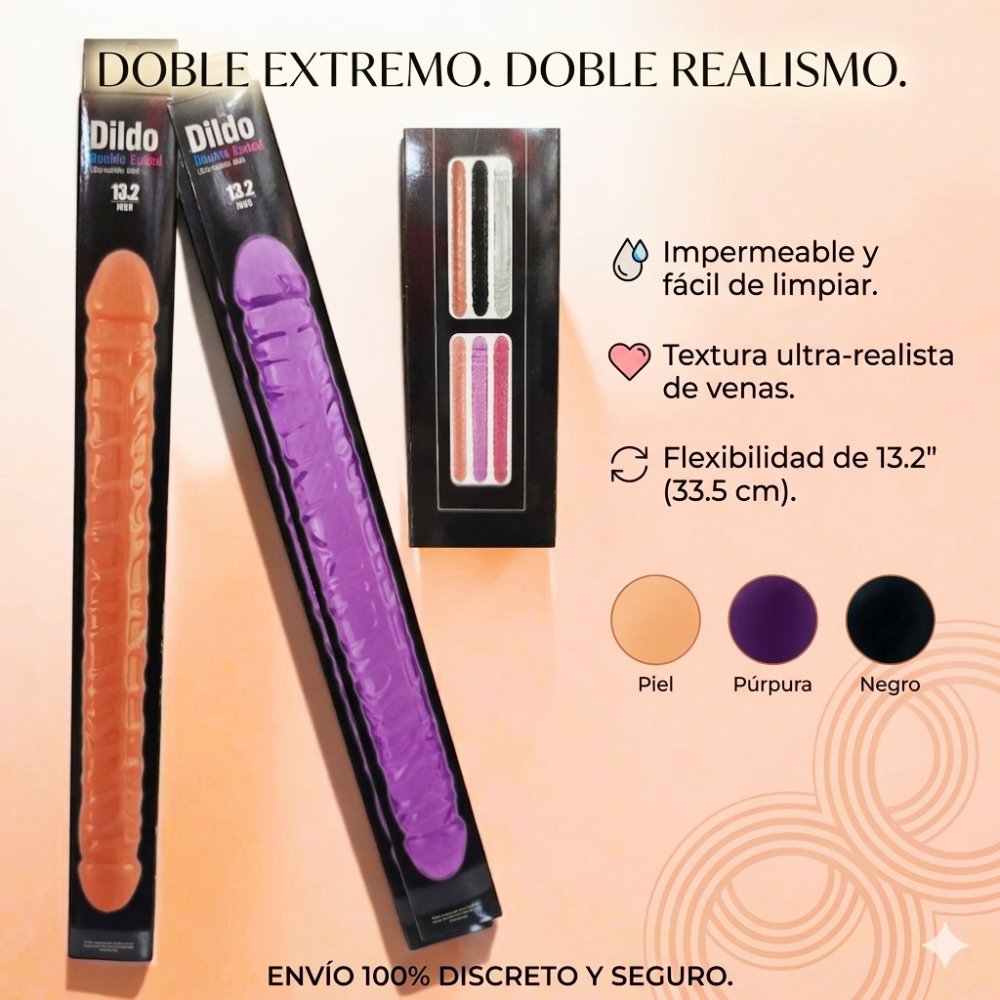 DILDO MASTURBADOR DOBLE PENETRACION