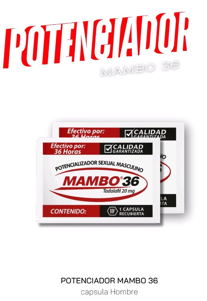 MANBO POTENCIALIZADOR SEXUAL 20MG