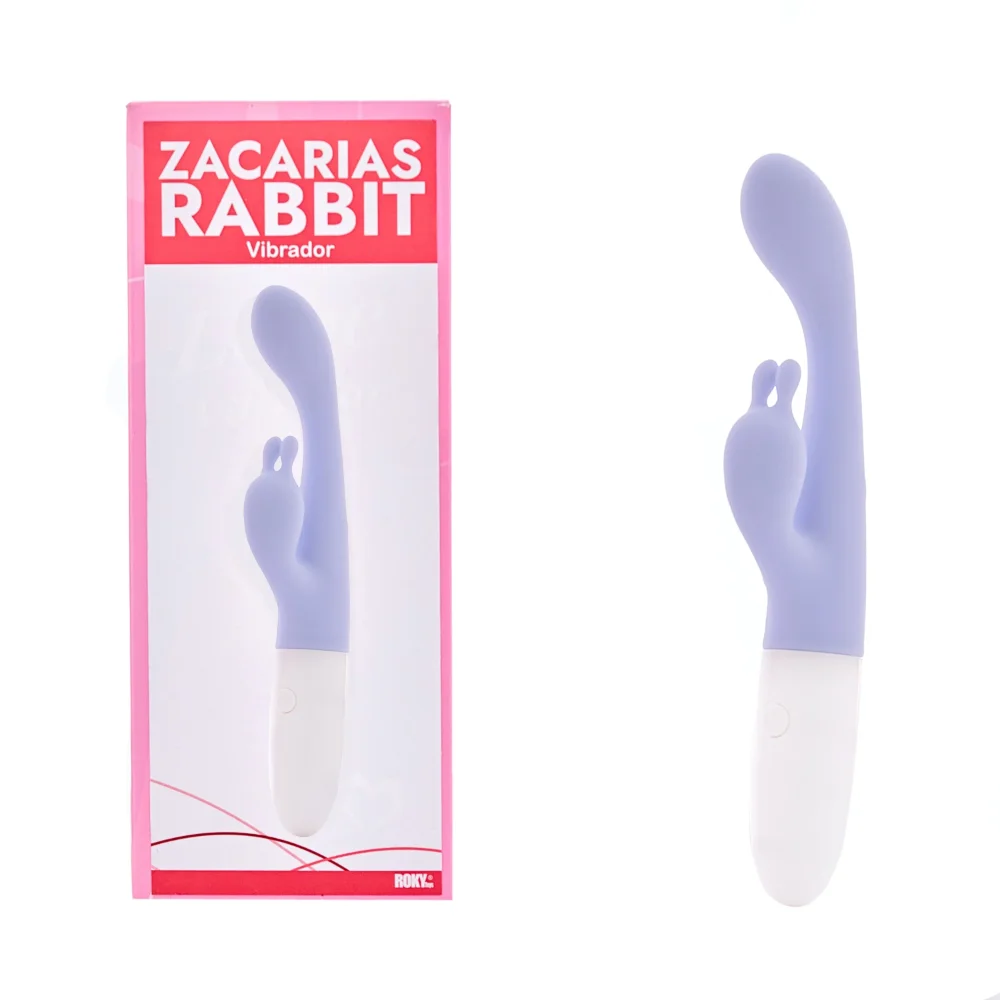 VIBRADOR DOBLE PLACER ZACARIAS RABBIT PILAS