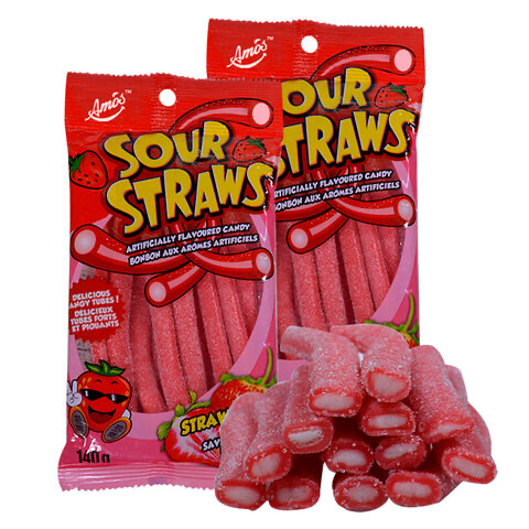Sour straws