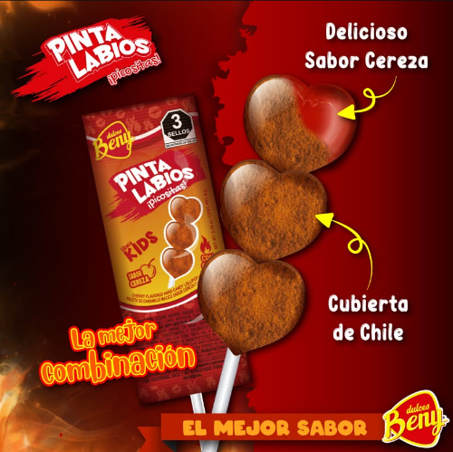 Paleta pintalabios picosita