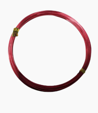 Alambre color rojo *10mts