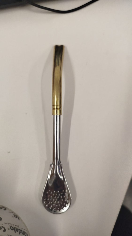 Bombilla pico loro bronce
