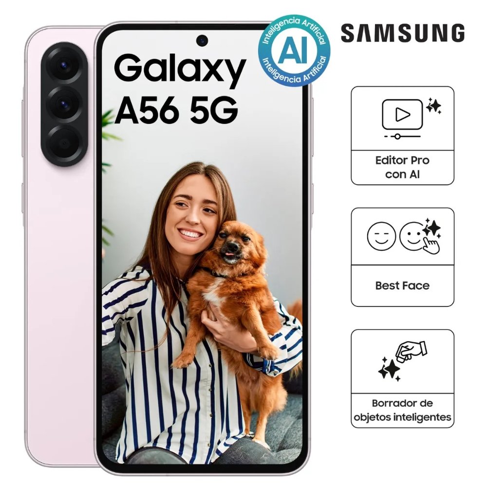 SAMSUNG GALAXY A56 5G 8GB/256GB (LIGTH PINK)