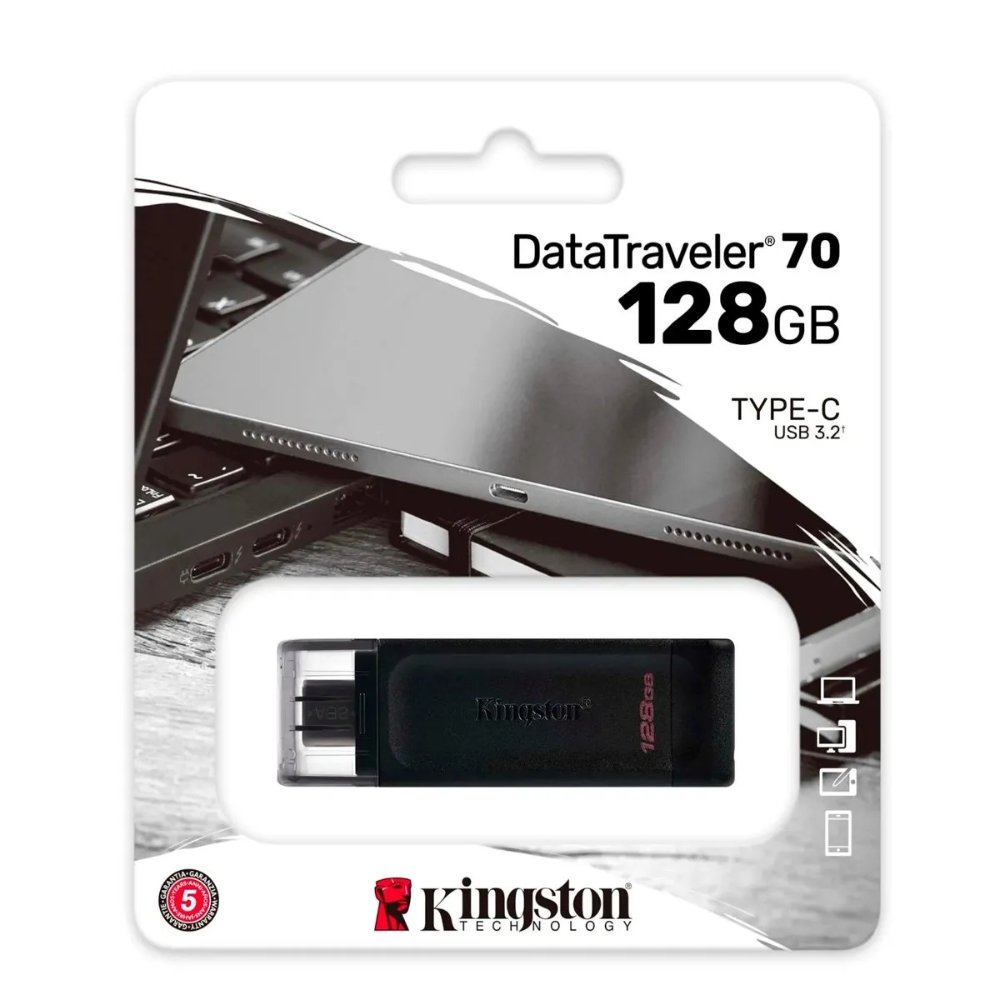 MEMORIA USB-C 128GB DT70 3.2 KINGSTON(DT70/128GB)