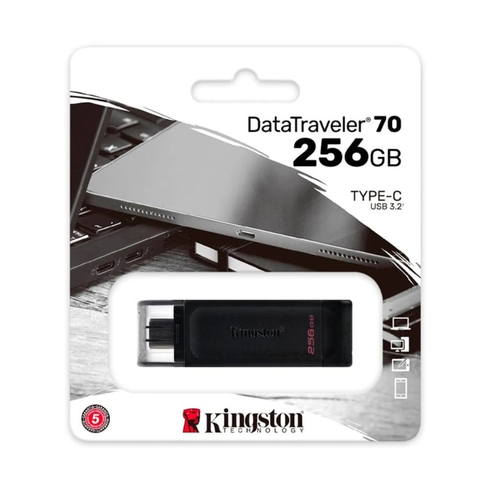 MEMORIA USB-C 256GB DT70 3.2 KINGSTON (DT70/256GB)