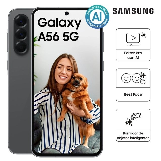 SAMSUNG GALAXY A56 5G 8GB + 256GB NEGRO