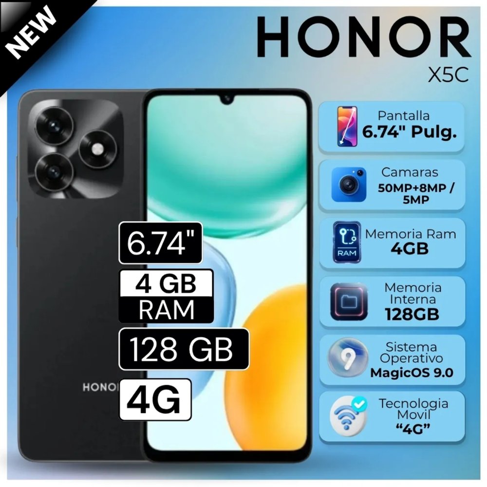 Honor X5c 4GB  128GB Midnight Black