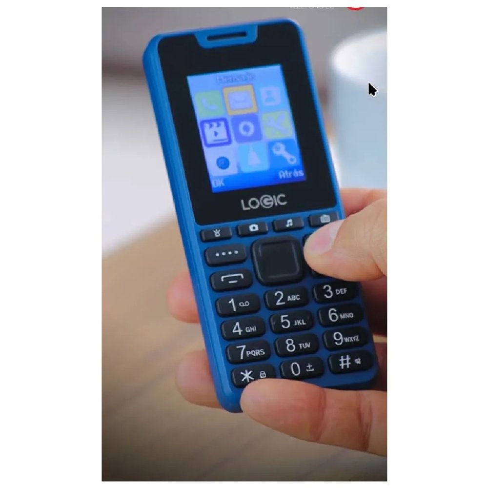 CELULAR LOGIC B7 2G BLUE AZUL