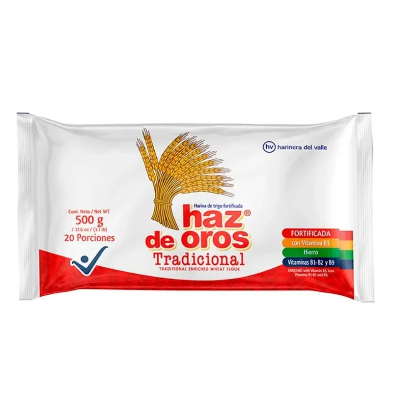 Harina de trigo Haz de Oros x500 gr