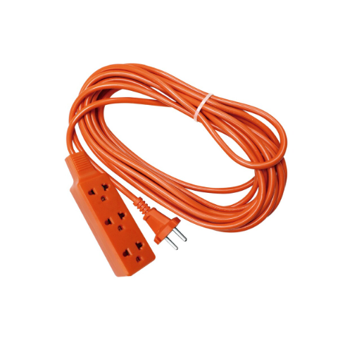 Extensión eléctrica tres tomás 50ft/15m KAMASA